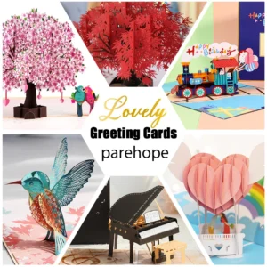 3D Pop UP Happy Birthday Wedding Greeting Invitation Cards